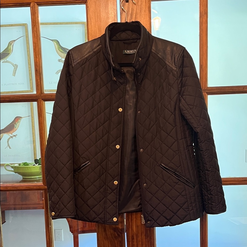 Ralph Lauren Quilted Black Jacket